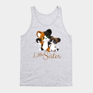 Little Sister Kitty Cat Tank Top